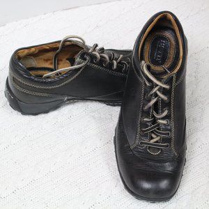 BORN MEN'S BLACK LEATHER  SHOES